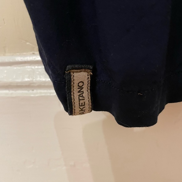 NAKETANO Lollipopoholic lightweight navy mini T-Shirt dress flowy material - Picture 5 of 5